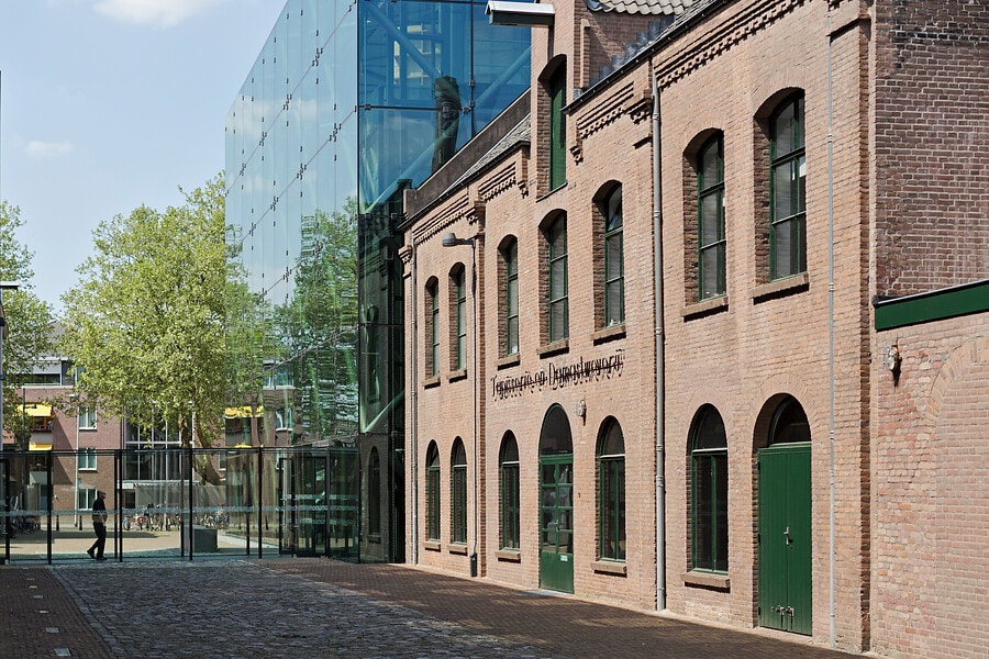 Gevel van het Textielmuseum.